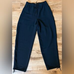 Aritzia Wilfred Waist-Tie Pants in Black - Size 4